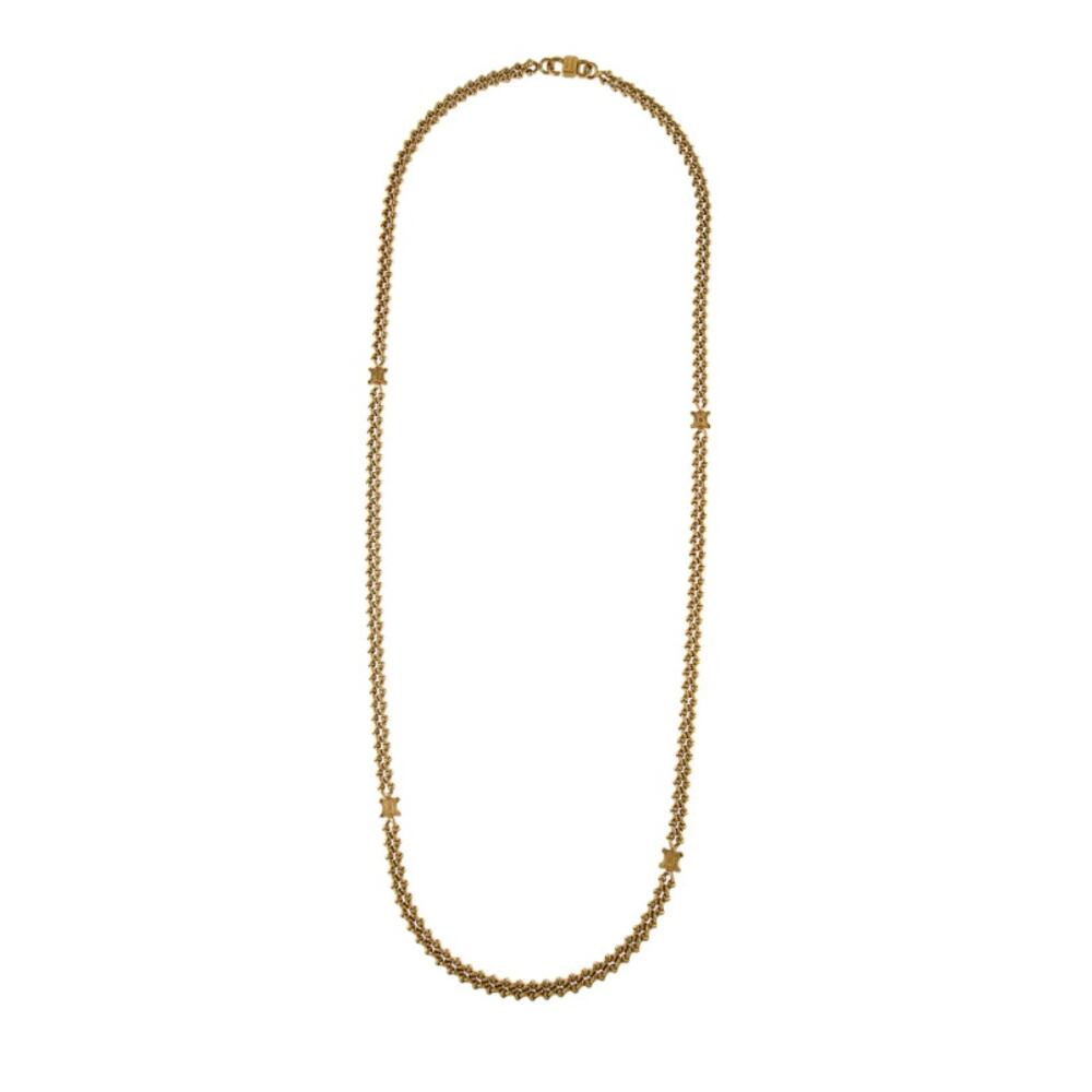 100% Authentic Celine Triomphe Curb Chain Necklace - HARD TO FIND!